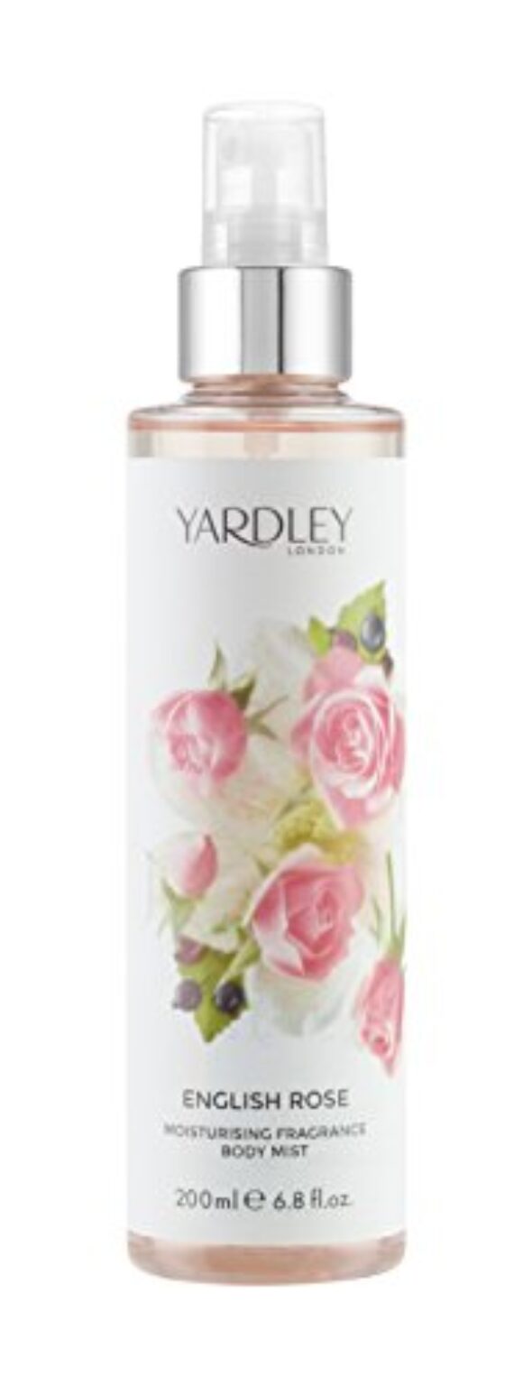 Yardley London English Rose Fragrance Mist 200ml Spray