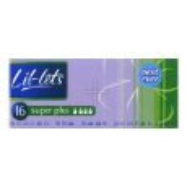 Lil-Lets Non-Applicator Tampons Super Plus x 16