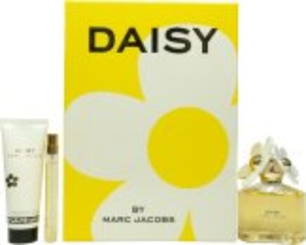 Marc Jacobs Daisy Gift Set 100ml EDT + 75ml Body Lotion + 10ml EDT