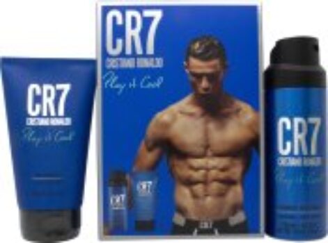 Cristiano Ronaldo CR7 Play It Cool Gift Set 150ml Shower Gel + 150ml Body Spray