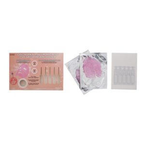 Skin Treats Collagen & Hyaluronic Acid Ampoules Five Day Skincare System 7 Piece Set