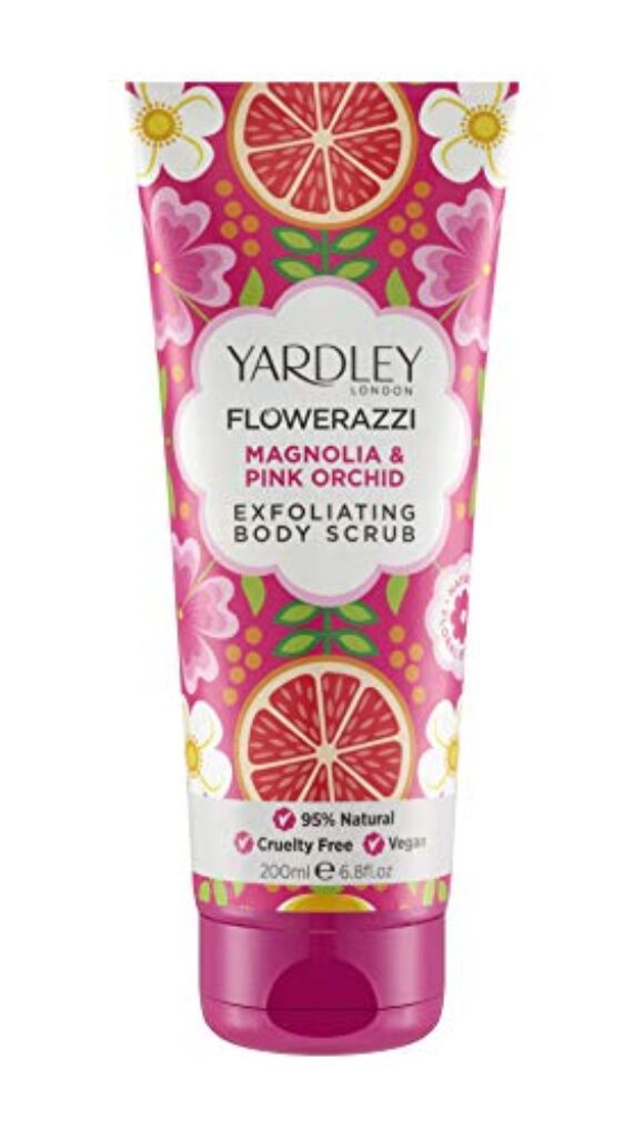 Yardley London Flowerazzi Magnolia and Pink Orchid Exfoliating Body Scrub