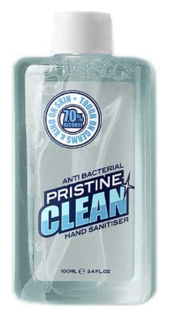 Pristine Clean Anti Bacterial Hand Sanitiser 100ml