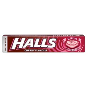 Halls Mentho-Lyptus Throat Stick Pack Cherry Sugar-Free 20 Pack - 32g