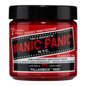 Manic Panic High Voltage Pillarbox Red Semi-Permanent Hair Color Cream 118ml