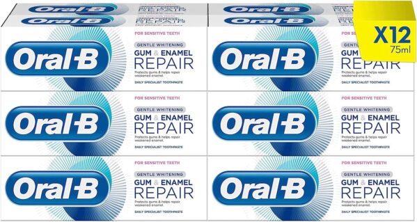 Oral-B Toothpaste Gum & Enamel Repair Whitening - 75ml