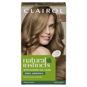 Clairol Natural Instincts Hair Dye 7 Dark Blonde - 177ml