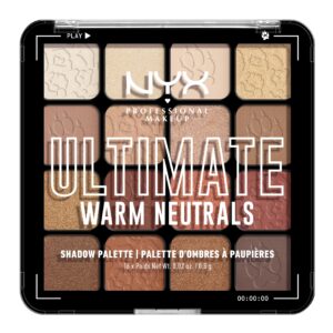 NYX Ultimate Eyeshadow Palette 16 x 0.83g - Warm Neutrals