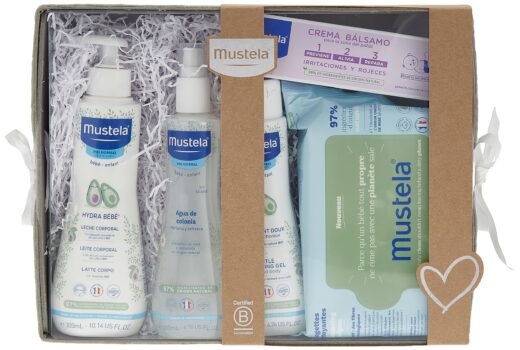 Mustela Grey Small Basket Gift Set 5 Pieces