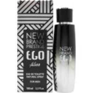 New Brand Parfums Ego Silver Eau de Toilette 100ml Spray