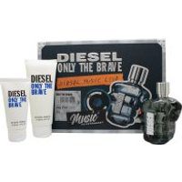 Diesel Only The Brave Gift Set 125ml Eau de Toilette + 100ml Shower Gel + 50ml Shower Gel