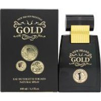 New Brand Gold For Men Eau de Toilette 100ml Spray