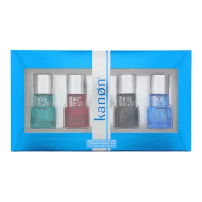 Kan¯n Sport Miniature Gift Set 15ml Sport Aqua EDT + 15ml Sport Black EDT + 15ml Sport Blue EDT + 15ml Sport Red EDT