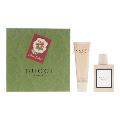 Gucci Bloom 2 Piece Gift Set: Eau De Parfum 50ml - Body Lotion 50ml