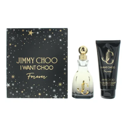 Jimmy Choo I Want Choo Forever 2 Piece Gift Set: Eau de Parfum 60ml - Body Lotion 100ml