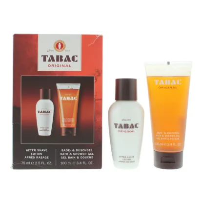 Tabac 2 Piece Gift Set: Aftershave Lotion 75ml - Bath And Shower Gel 100ml