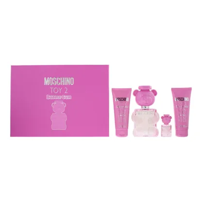 Moschino Toy 2 Bubble Gum 4 Piece Gift Set: Eau de Toilette 100ml