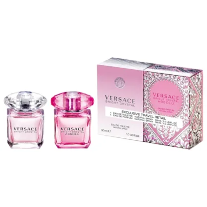 Versace Gift Set 30ml Bright Crystal EDT + 30ml Bright Crystal Absolu EDP