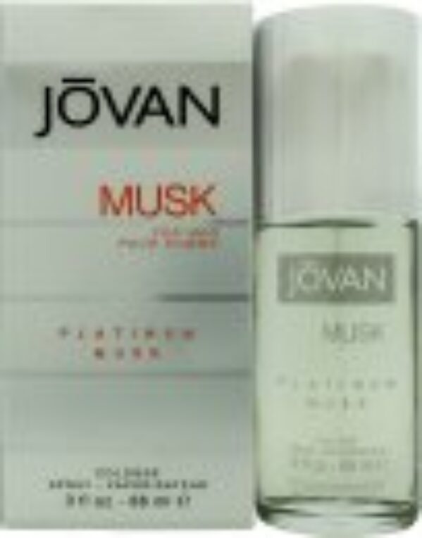 Jovan Musk For Men Eau De Cologne 88ml Spray - Platinum Musk