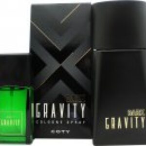 Coty Gravity Gift Set 100ml Dark Gravity Cologne + 30ml Defy Gravity Cologne