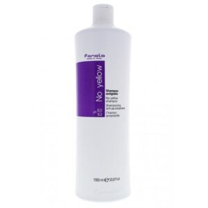 Fanola No Yellow Shampoo 1000ml Ideal For Grey Superlightened Or Decoloured Hair