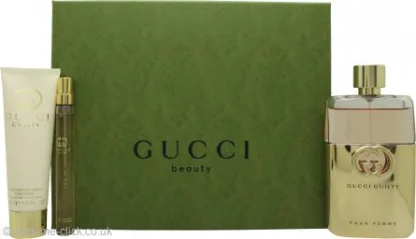 Gucci Guilty Pour Femme Gift Set 90ml EDP + 10ml EDP + 50ml Body Lotion