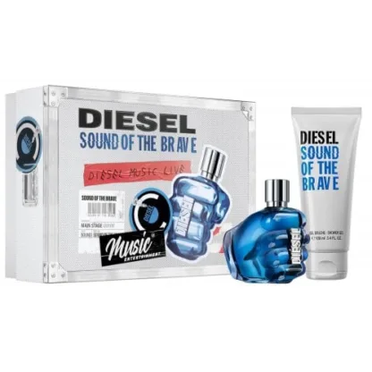 Diesel Sound of the Brave 2021 - Gift Set With 50ml EDT Spray and 100ml Shower Gel