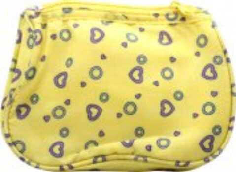 Bags Unlimited Paris Cosmetic Bag - Yellow/Blue