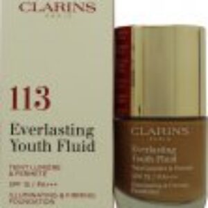 Clarins Everlasting Youth Fluid Foundation SPF15 30ml - 113 Chestnut