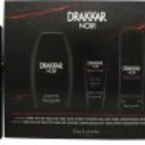 Guy Laroche Drakkar Noir Gift Set 100ml EDT + 150ml Deodorant Spray + 50ml Shower Gel