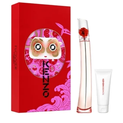 Kenzo Flower L?Absolue 2022 Gift Set With 100ml EDP Spray and 75ml Body Lotion