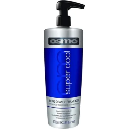 Osmo Super Cool Zero Orange Shampoo 1000ml - For Lightened Brunette / Dark Hair Tones