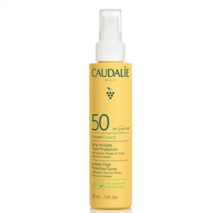 Caudalie Vinosun Invisible High Protection Spray SPF50 -150ml Antioxidant  Face and Body