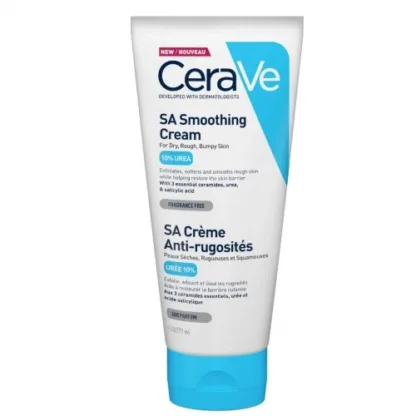 CeraVe SA Smoothing Cream 177ml - Exfoliates  Softens and Smooths Rough Skin