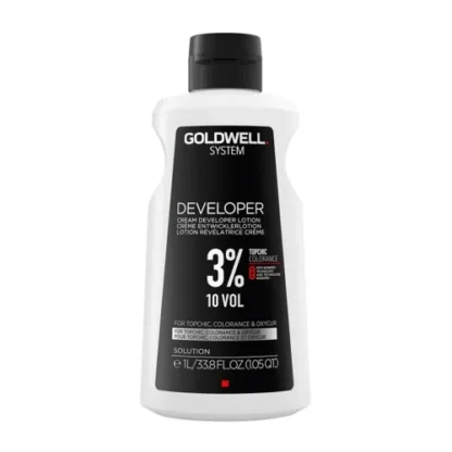 Goldwell Topchic Cream Developer Peroxide Lotion 3% 10 Vol 1 Litre