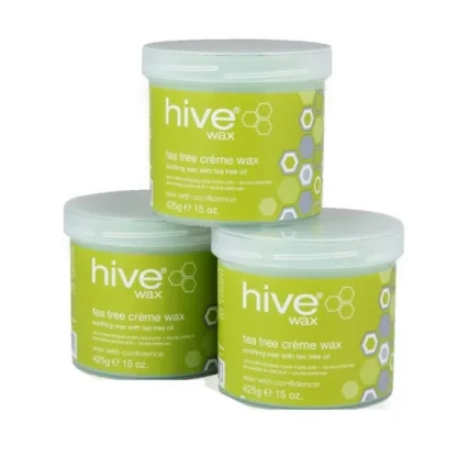 Hive Depilatory Tea Tree Wax Lotion Removal 425g 3 for 2 SPECIAL OFFER