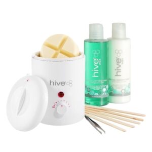 Hive Brow Waxing Kit with Petite Wax Heater 200cc For Eyebrow Waxing HOB5959