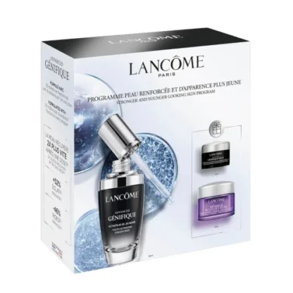 Lancome Genifique Serum Routine Set - 3 Piece Set With 30ml Serum  5ml Eye Cream 15ml Lift Cream