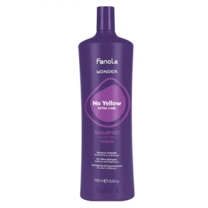 Fanola Wonder No Yellow Extra Care Shampoo 1000ml Vegan