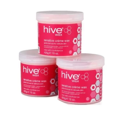 Hive Depilatory Pink Sensitive Wax Lotion Removal 425g 3 for 2 SPECIAL OFFER