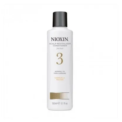 Nioxin Scalp Revitaliser Conditioner 3 300ml Fine  Normal to Thin Looking  Chemically Treated Hair