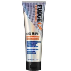 Fudge Cool Brunette Blue Toning Conditioner 250ml - Instantly Erases Red and Orange Tones