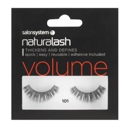 Salon System Naturalash Re-Usable Eyelashes - Black - 101