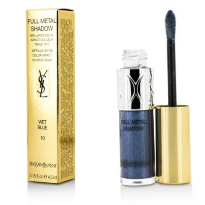 Yves Saint Laurent Full Metal Shadow 4 5ml #10 Wet Blue  *see description*