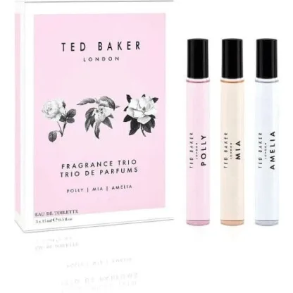 Ted Baker Rollerball Trio Gift Set 3 x 10ml