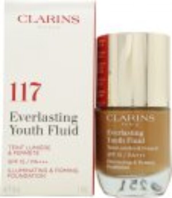 Clarins Everlasting Youth Fluid Foundation SPF15 30ml - 117 Hazelnut