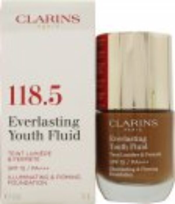 Clarins Everlasting Youth Fluid Foundation SPF15 30ml - 118.5 Chocolate