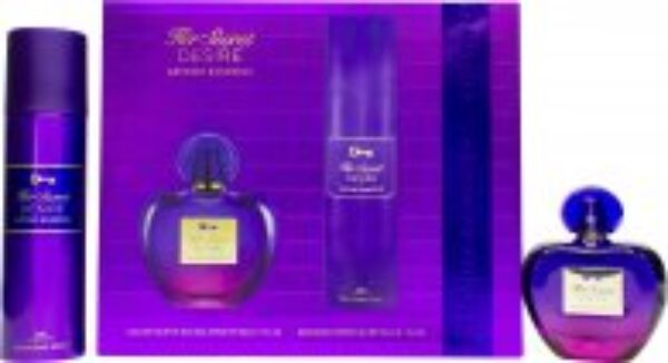 Antonio Banderas Her Secret Desire Gift Set 80ml EDT + 150ml Deodorant Spray