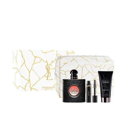 Yves Saint Laurent Black Opium Gift Set 50ml EDP + 50ml Body Lotion + Mini Mascara + Toiletry Bag