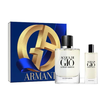 Giorgio Armani Acqua Di Gio For Men - 75ml Eau De Parfum Spray + 15ml Eau De Parfum Spray Set